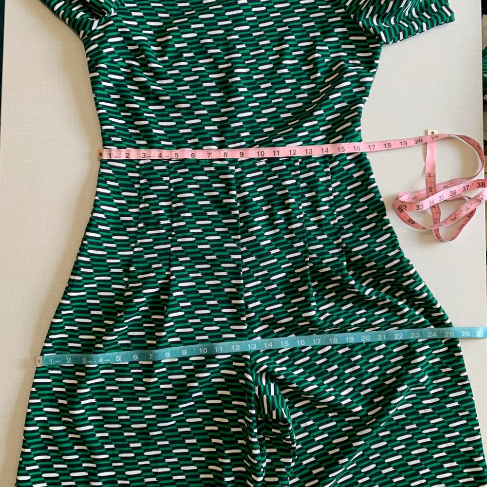 TRAFFIC PEOPLE Grid Print Culotte Jumpsuit - Picture 15 of 16